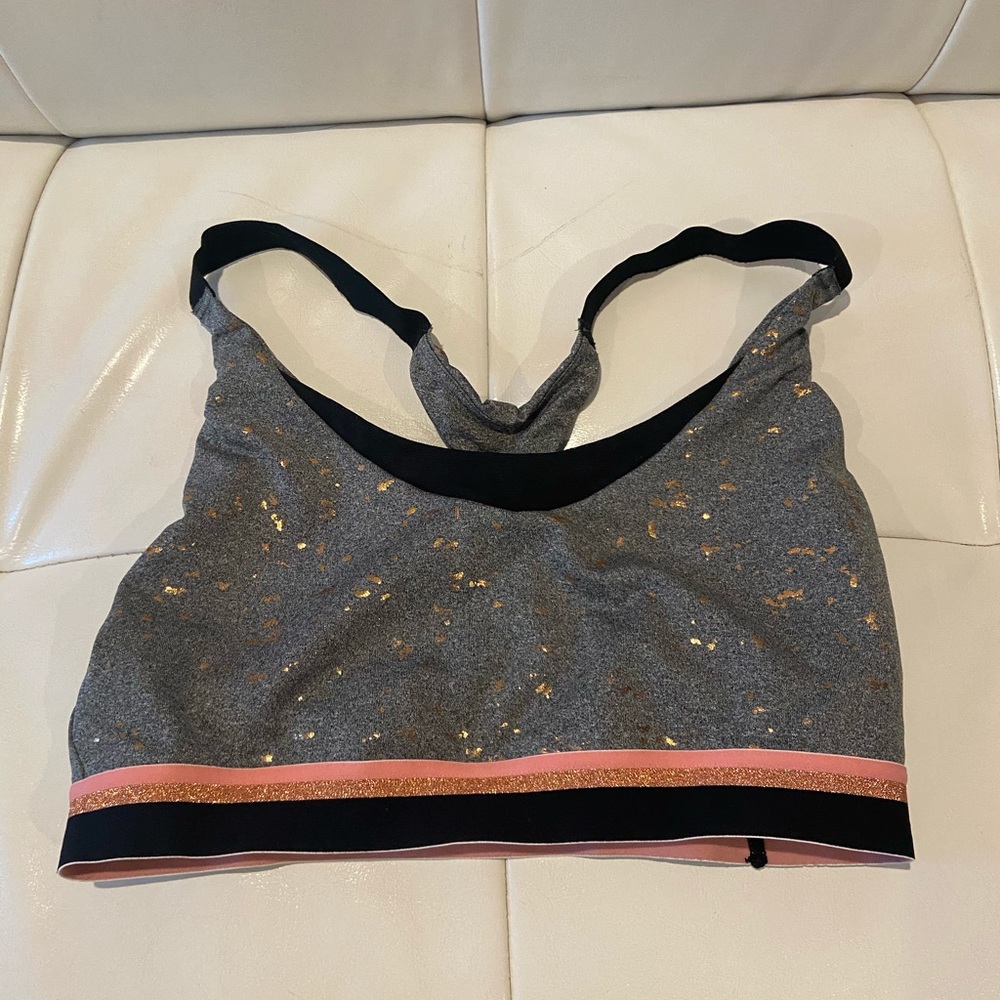 Champion Gold-Flecked Sports Bra